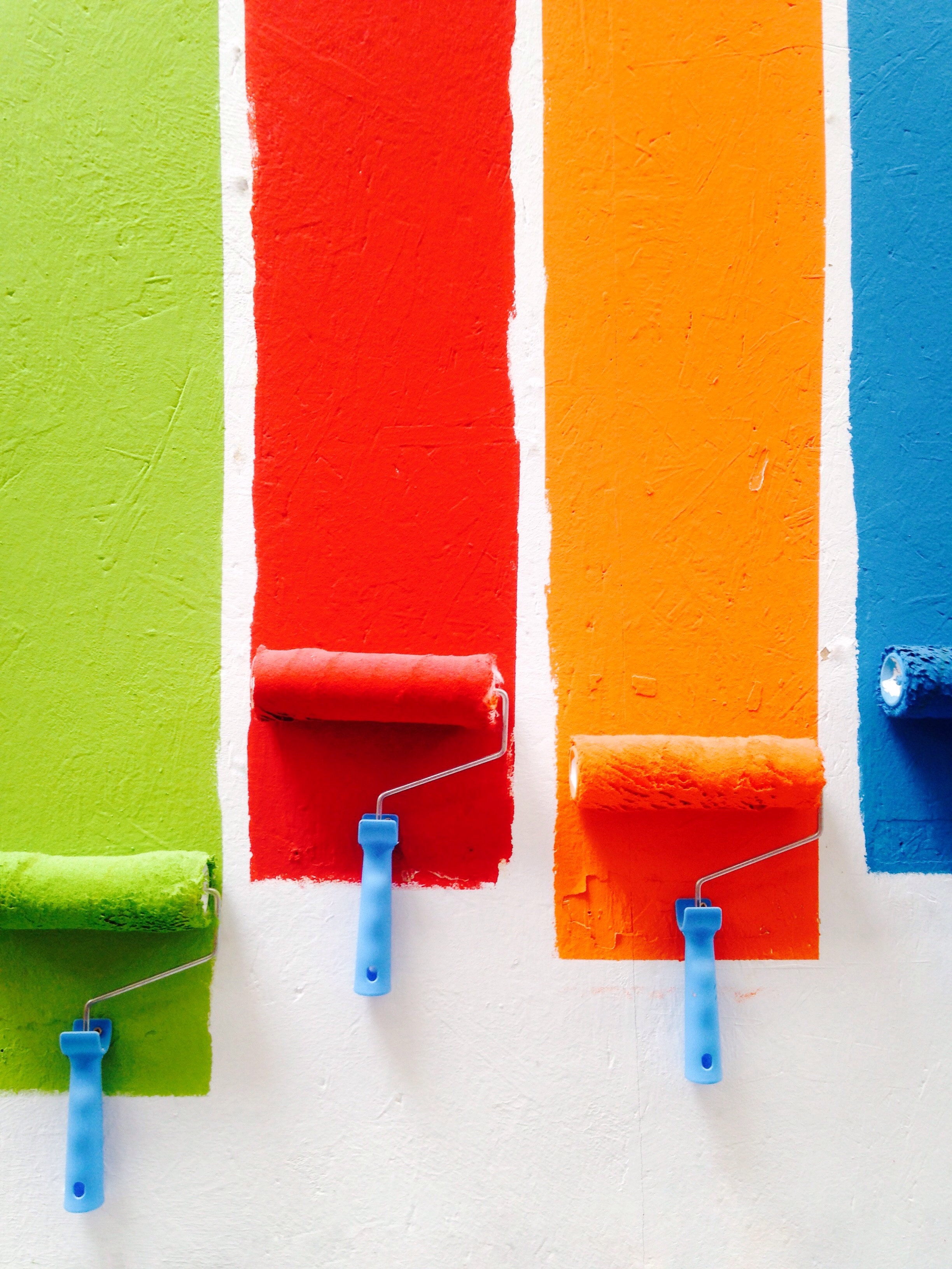 Paint rollers by David Pisnoy